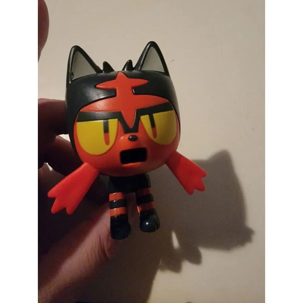 Pokemon Litten Figure Sun Moon McDonalds Happy Meal Toy Cake Topper